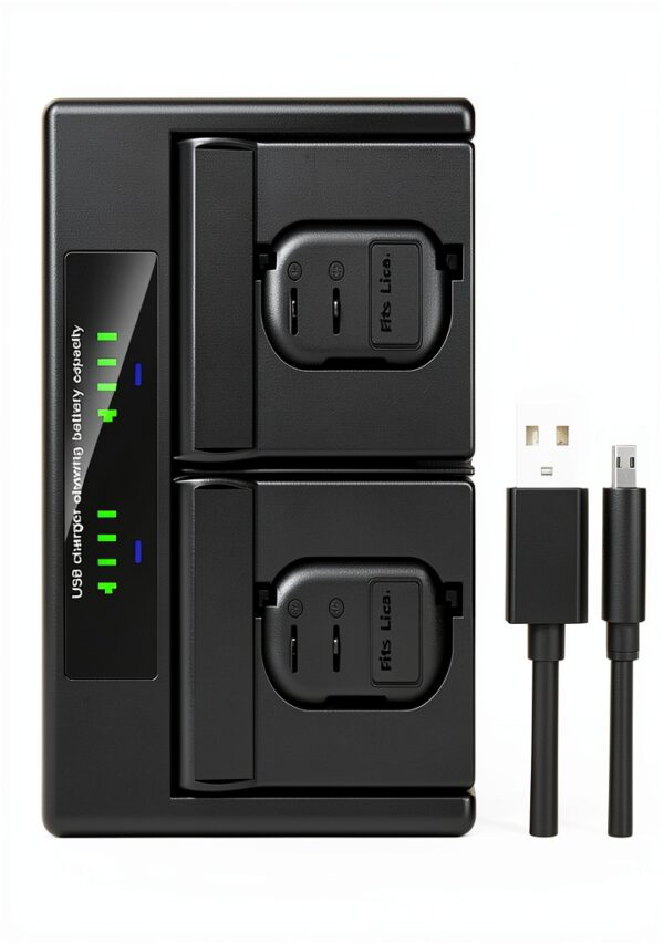 Chargeur batterie drone Hila Optics USB LCD compact voyage-0