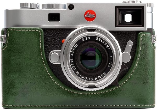 Zakao Demi-étui Leica M11 Cuir véritable Ouverture bas