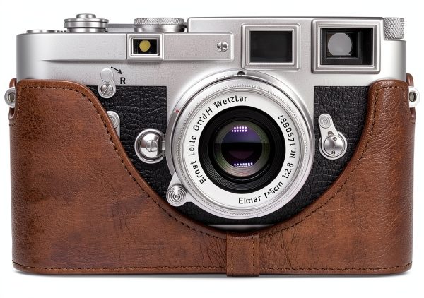 Housse cuir véritable Leica M6 M4 M3 M2 M1 MDa Brun foncé