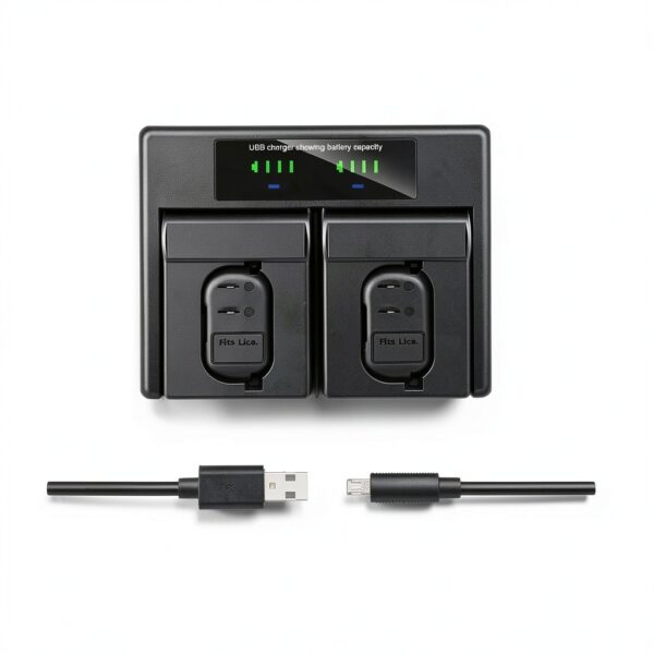 Chargeur batterie drone Hila Optics USB LCD compact voyage-1