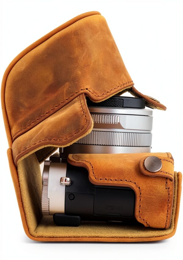 Étui cuir Leica D-Lux 7 protection ajustement photographes-3