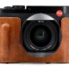Étui cuir MegaGear Leica Q protection emplacements cartes-4