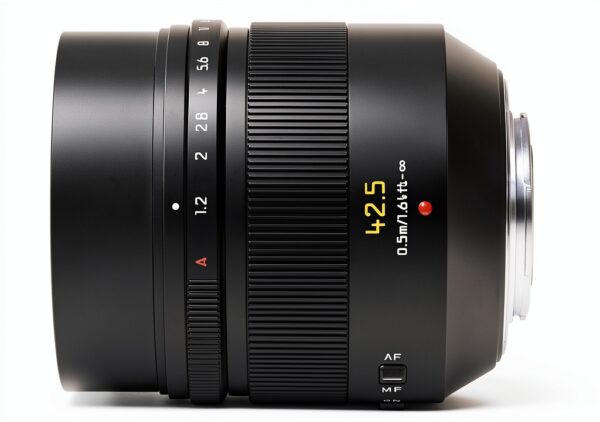 Objectif Panasonic Leica 42.5mm F1.2 Stabilisation OIS Noir-6
