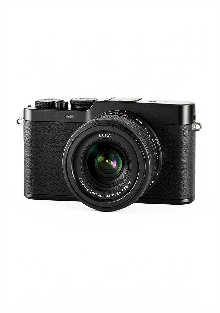 Guide Leica D-Lux 8 ouvert montrant des diagrammes techniques