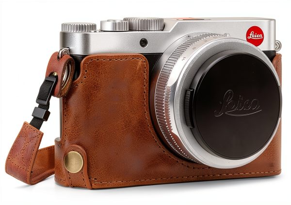 Demi-étui cuir véritable Leica D-Lux 7 MegaGear protection