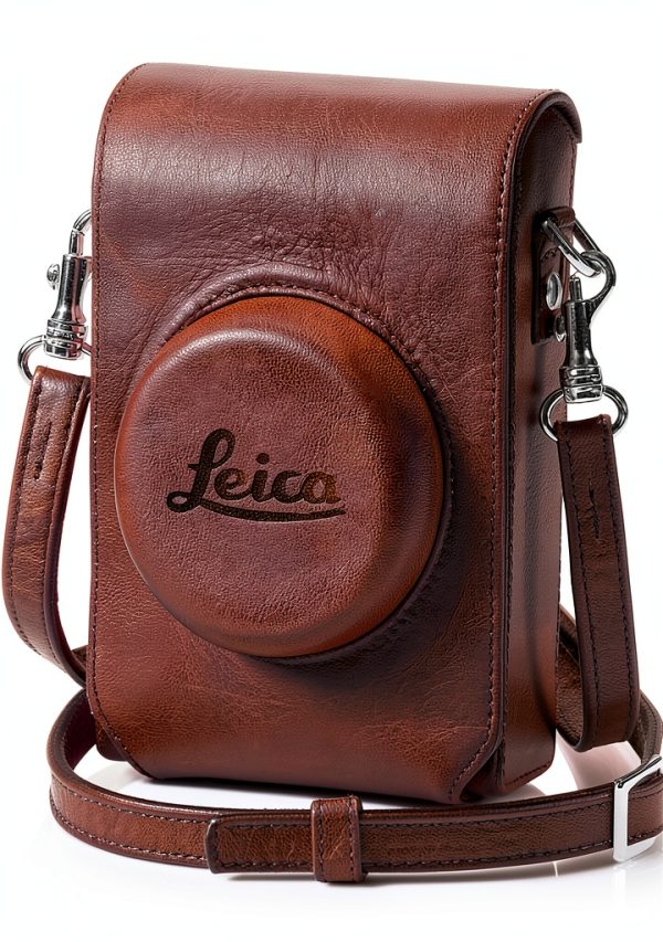 Housse Leica D-Lux 5 Cuir Marron Protection Dragonne