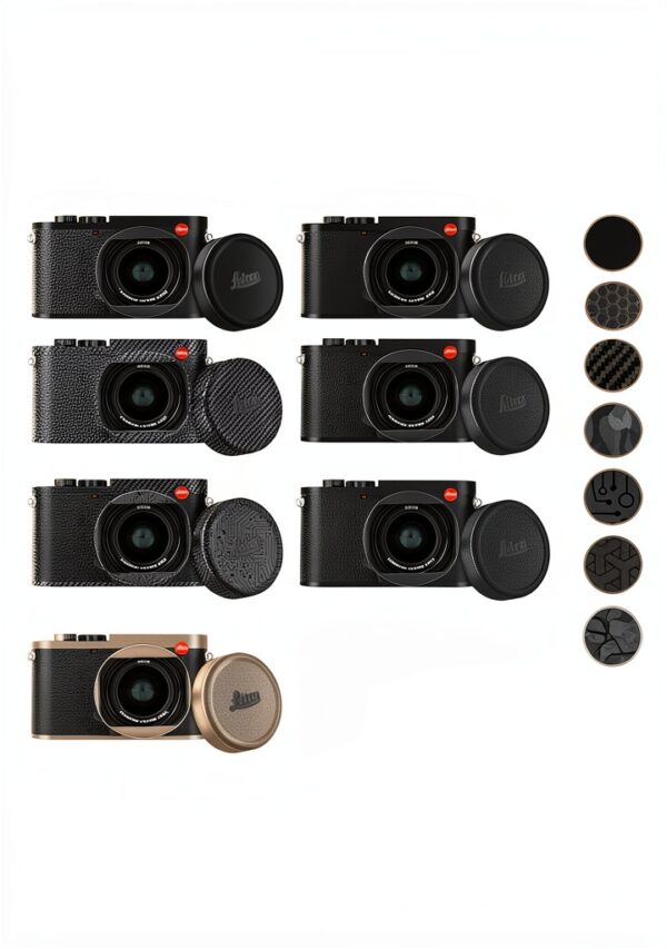 Pavo Coque Appareil Photo Q3 Protection Rayures Noir-0