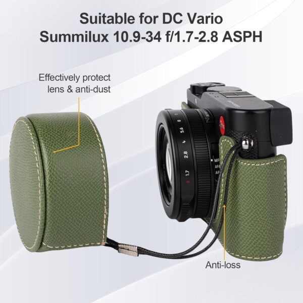 VOVMOEYA demi-étui Leica D-LUX8 protection ajustement-5