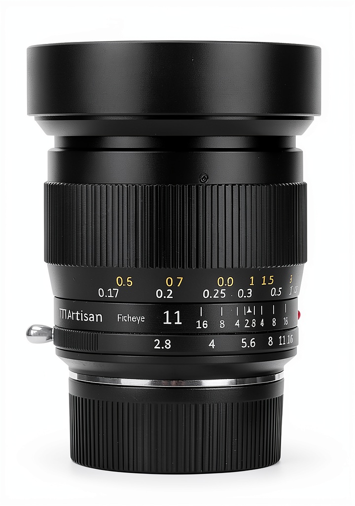 'Objectif TTArtisan 11mm F2.8 monté sur un Leica M'