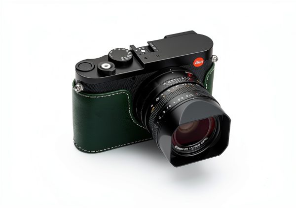 Zakao Étui cuir véritable Leica Q3 ouverture bas dragonne